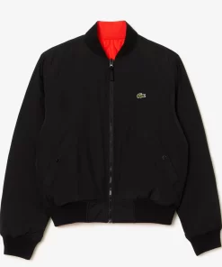 Lacoste Jackets & Coats-Men'S Reversible Quilted Taffeta Bomber Jacket