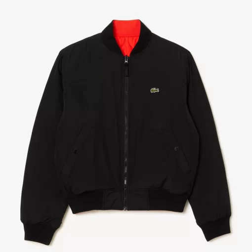 Lacoste Jackets & Coats-Men'S Reversible Quilted Taffeta Bomber Jacket