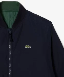 Lacoste Jackets & Coats-Men'S Reversible Quilted Taffeta Bomber Jacket