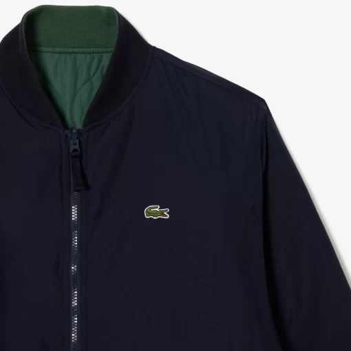 Lacoste Jackets & Coats-Men'S Reversible Quilted Taffeta Bomber Jacket