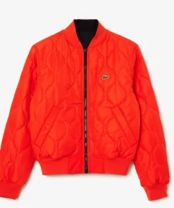 Lacoste Jackets & Coats-Men'S Reversible Quilted Taffeta Bomber Jacket