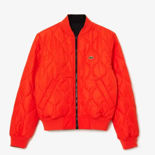 Lacoste Jackets & Coats-Men'S Reversible Quilted Taffeta Bomber Jacket