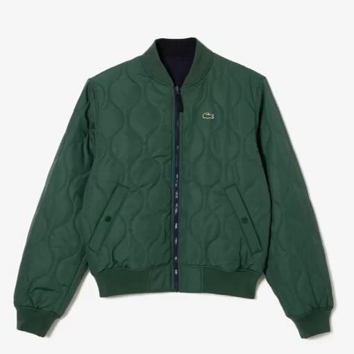 Lacoste Jackets & Coats-Men'S Reversible Quilted Taffeta Bomber Jacket