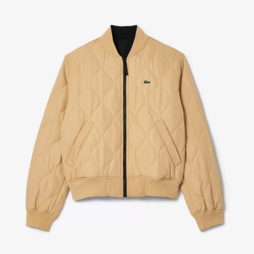 Lacoste Jackets & Coats-Men'S Reversible Quilted Taffeta Bomber Jacket