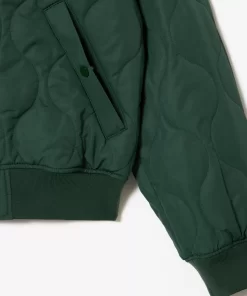 Lacoste Jackets & Coats-Men'S Reversible Quilted Taffeta Bomber Jacket