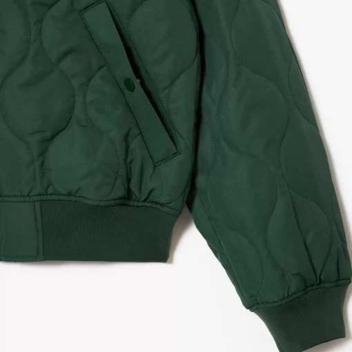 Lacoste Jackets & Coats-Men'S Reversible Quilted Taffeta Bomber Jacket