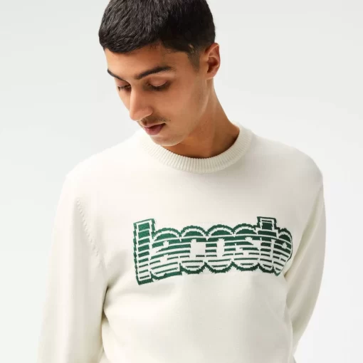 Lacoste Knitwear-Men'S Round Neck Jersey Sweater