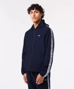 Lacoste Tracksuits-Men'S Short Recycled Polyester Track Jacket