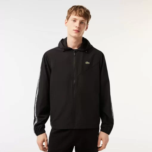 Lacoste Tracksuits-Men'S Short Recycled Polyester Track Jacket