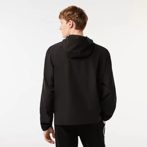 Lacoste Tracksuits-Men'S Short Recycled Polyester Track Jacket