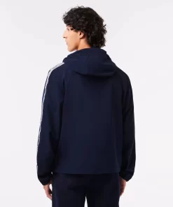 Lacoste Tracksuits-Men'S Short Recycled Polyester Track Jacket