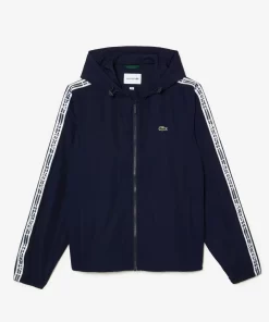 Lacoste Tracksuits-Men'S Short Recycled Polyester Track Jacket