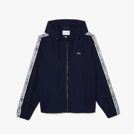 Lacoste Tracksuits-Men'S Short Recycled Polyester Track Jacket