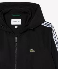 Lacoste Tracksuits-Men'S Short Recycled Polyester Track Jacket