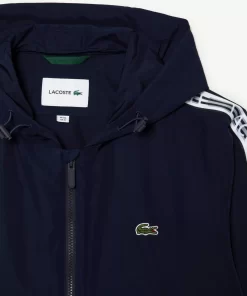 Lacoste Tracksuits-Men'S Short Recycled Polyester Track Jacket