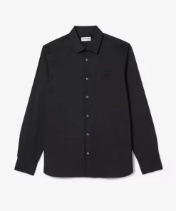 Lacoste Shirts-Men'S Slim Fit French Collar Cotton Poplin Shirt