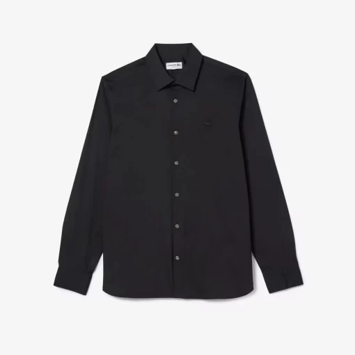 Lacoste Shirts-Men'S Slim Fit French Collar Cotton Poplin Shirt