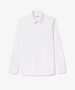 Lacoste Shirts-Men'S Slim Fit French Collar Cotton Poplin Shirt