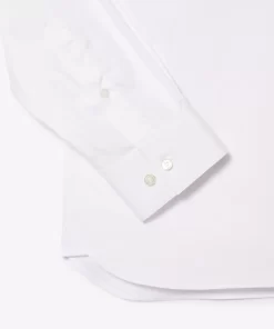 Lacoste Shirts-Men'S Slim Fit French Collar Cotton Poplin Shirt