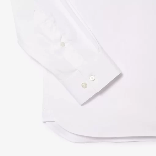 Lacoste Shirts-Men'S Slim Fit French Collar Cotton Poplin Shirt