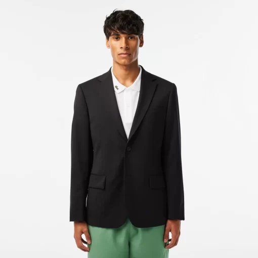 Lacoste Jackets & Coats-Men'S Slim Fit Stretch Woolen Jacket