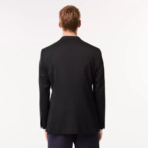 Lacoste Jackets & Coats-Men'S Slim Fit Stretch Woolen Jacket