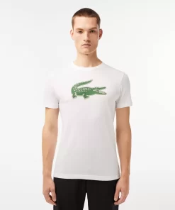 Lacoste Sport Clothing-Men'S Sport 3D Print Crocodile Breathable Jersey T-Shirt