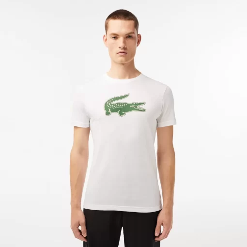 Lacoste Sport Clothing-Men'S Sport 3D Print Crocodile Breathable Jersey T-Shirt