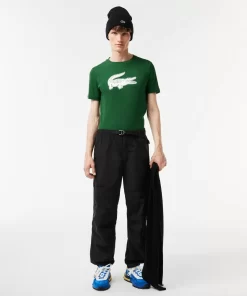 Lacoste T-Shirts-Men'S Sport 3D Print Crocodile Breathable Jersey T-Shirt