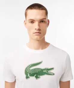 Lacoste Sport Clothing-Men'S Sport 3D Print Crocodile Breathable Jersey T-Shirt