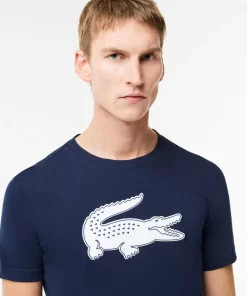 Lacoste Fitness & Training-Men'S Sport 3D Print Crocodile Breathable Jersey T-Shirt