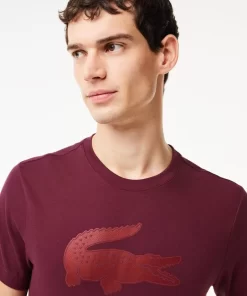 Lacoste Fitness & Training-Men'S Sport 3D Print Crocodile Breathable Jersey T-Shirt