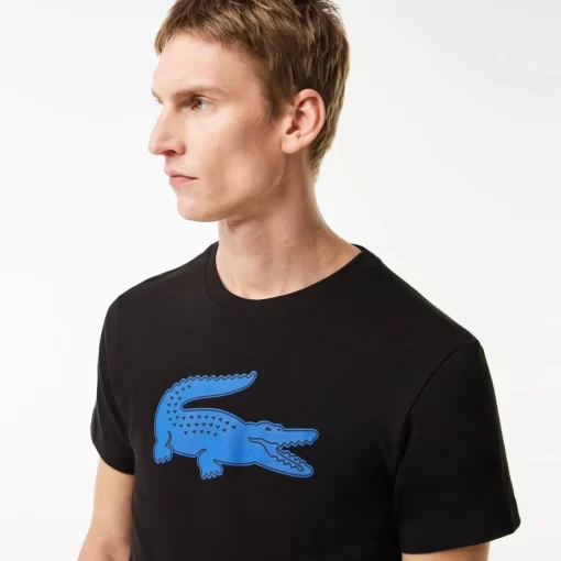 Lacoste Fitness & Training-Men'S Sport 3D Print Crocodile Breathable Jersey T-Shirt