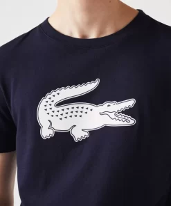 Lacoste Fitness & Training-Men'S Sport 3D Print Crocodile Breathable Jersey T-Shirt