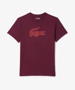 Lacoste Fitness & Training-Men'S Sport 3D Print Crocodile Breathable Jersey T-Shirt