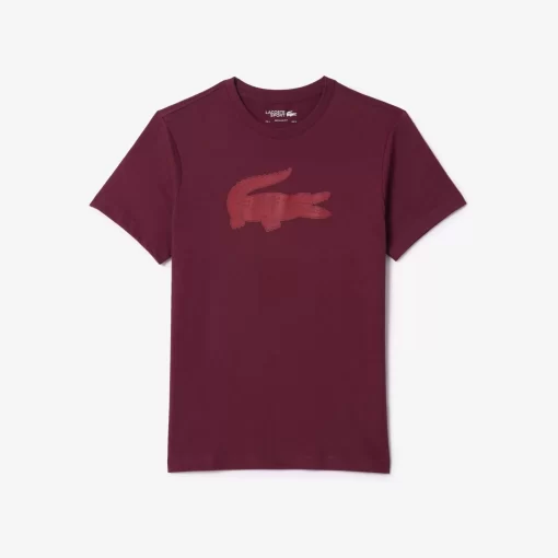 Lacoste Fitness & Training-Men'S Sport 3D Print Crocodile Breathable Jersey T-Shirt