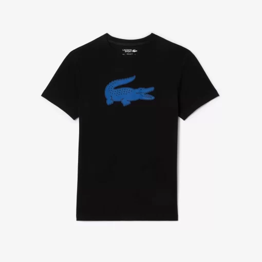 Lacoste Fitness & Training-Men'S Sport 3D Print Crocodile Breathable Jersey T-Shirt