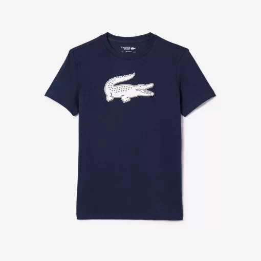 Lacoste Fitness & Training-Men'S Sport 3D Print Crocodile Breathable Jersey T-Shirt