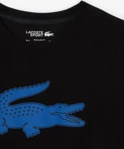 Lacoste Fitness & Training-Men'S Sport 3D Print Crocodile Breathable Jersey T-Shirt