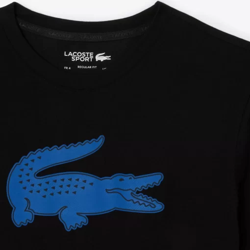 Lacoste Fitness & Training-Men'S Sport 3D Print Crocodile Breathable Jersey T-Shirt