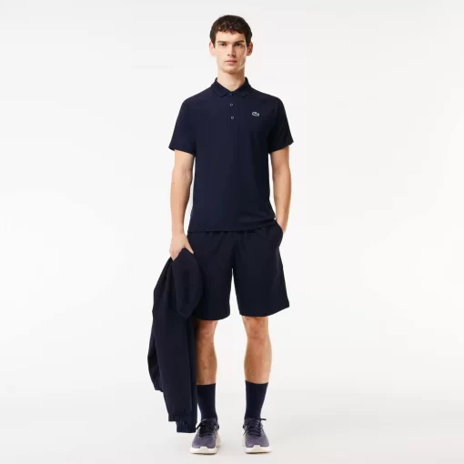 Lacoste Sport Clothing-Men'S Sport Breathable Run-Resistant Interlock Polo Shirt