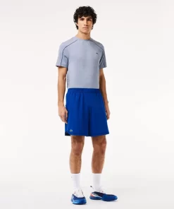 Lacoste Fitness & Training-Men'S Sport Check Stretch Mesh Shorts