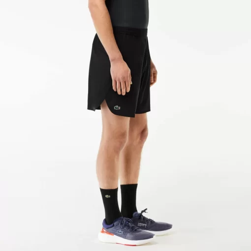 Lacoste Fitness & Training-Men'S Sport Check Stretch Mesh Shorts