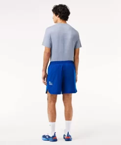 Lacoste Fitness & Training-Men'S Sport Check Stretch Mesh Shorts