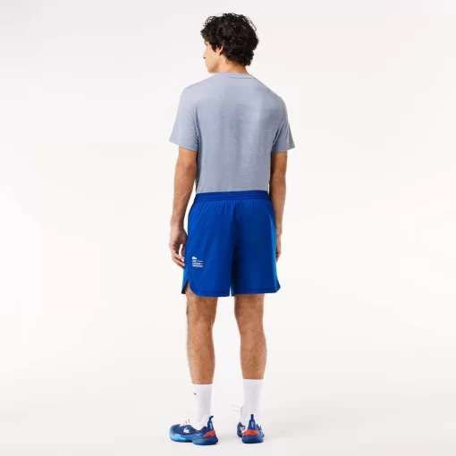 Lacoste Fitness & Training-Men'S Sport Check Stretch Mesh Shorts