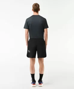 Lacoste Fitness & Training-Men'S Sport Check Stretch Mesh Shorts