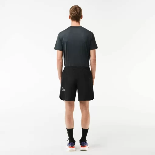 Lacoste Fitness & Training-Men'S Sport Check Stretch Mesh Shorts