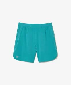 Lacoste Fitness & Training-Men'S Sport Check Stretch Mesh Shorts