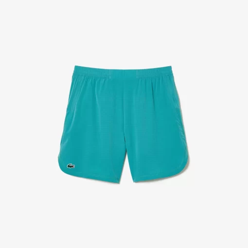 Lacoste Fitness & Training-Men'S Sport Check Stretch Mesh Shorts