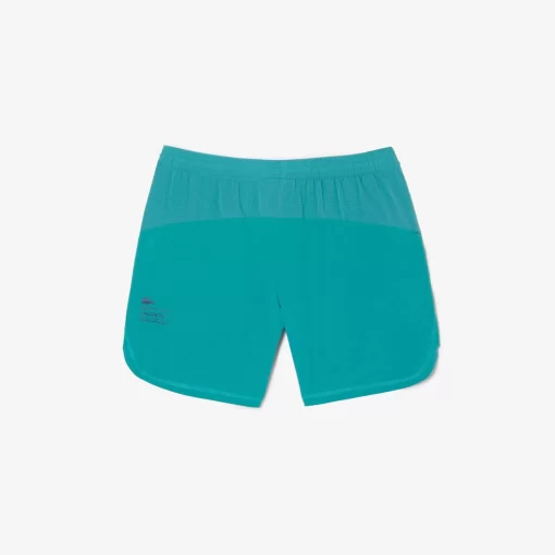 Lacoste Fitness & Training-Men'S Sport Check Stretch Mesh Shorts